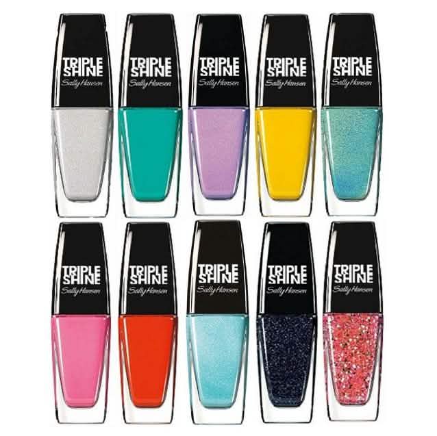 10-Pack: Mystery Sally Hansen Triple Shine Finger Nail Polish Color Lacquer