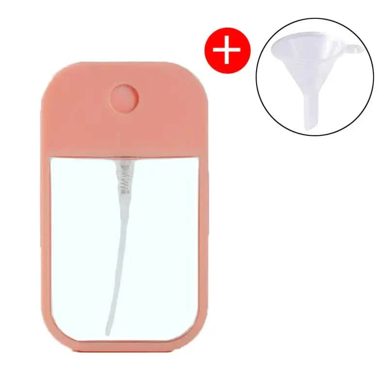 2-Pack: Travel-Sized Refillable Atomizer Spray Bottle Beauty & Personal Care Pink - DailySale