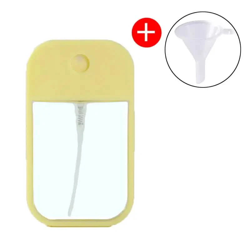 2-Pack: Travel-Sized Refillable Atomizer Spray Bottle Beauty & Personal Care Yellow - DailySale
