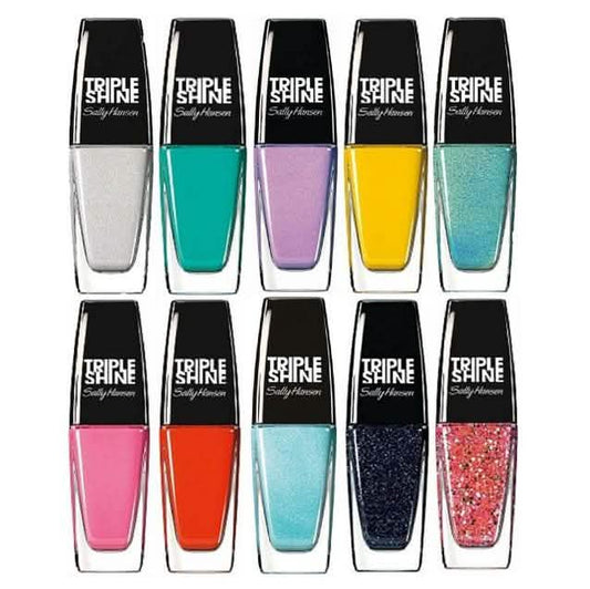 10-Pack: Mystery Sally Hansen Triple Shine Finger Nail Polish Color Lacquer