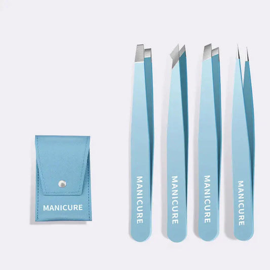 4-Pieces: High-Quality Eyebrow Tweezer