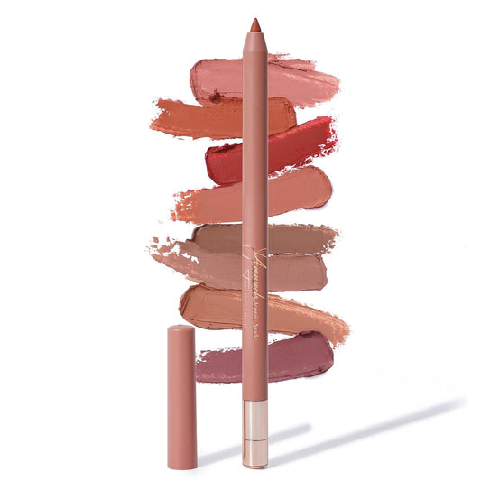 YES.EYE DO Light Brown Lip Liner Pencil, Automatic Natural Lipliner with Sharpener, Long Lasting Lip Filler Pen for Lip Contour,Waterproof, Highly Pigmented, Iconic Nude
