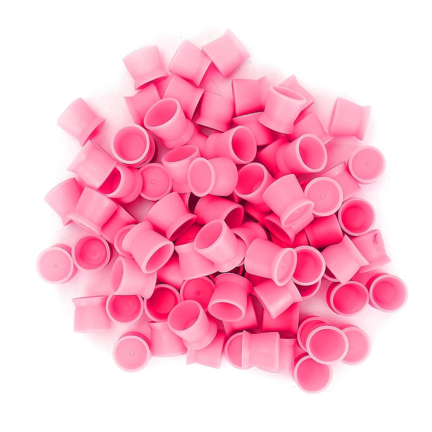 300pcs Tattoo Ink, Disposable Silicone Eyebrow Lip encre tattoo silicone pigment Pigment Cup ink cups Eyes CupRed (Red)