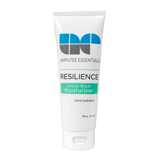 Prosthetic moisturizer for tight, red and dry skin after wearing prsothetic.
