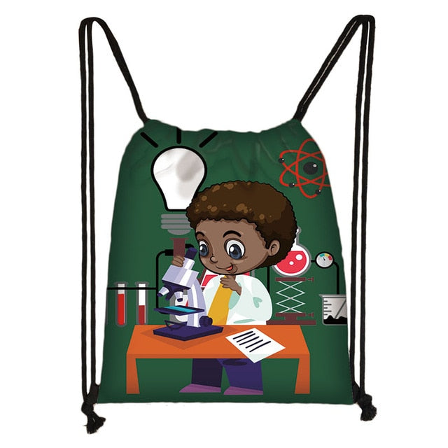 Afrocentric Boys  Drawstring Bag