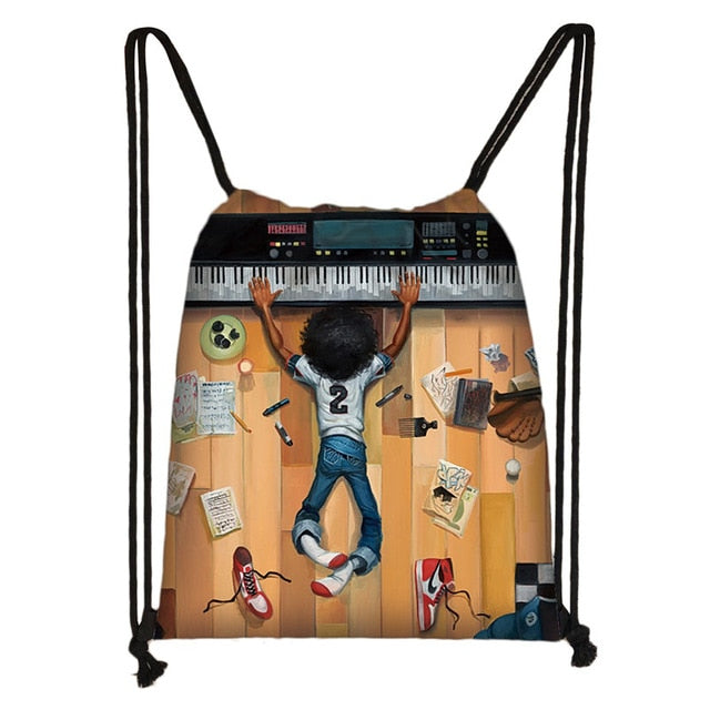Afrocentric Boys  Drawstring Bag
